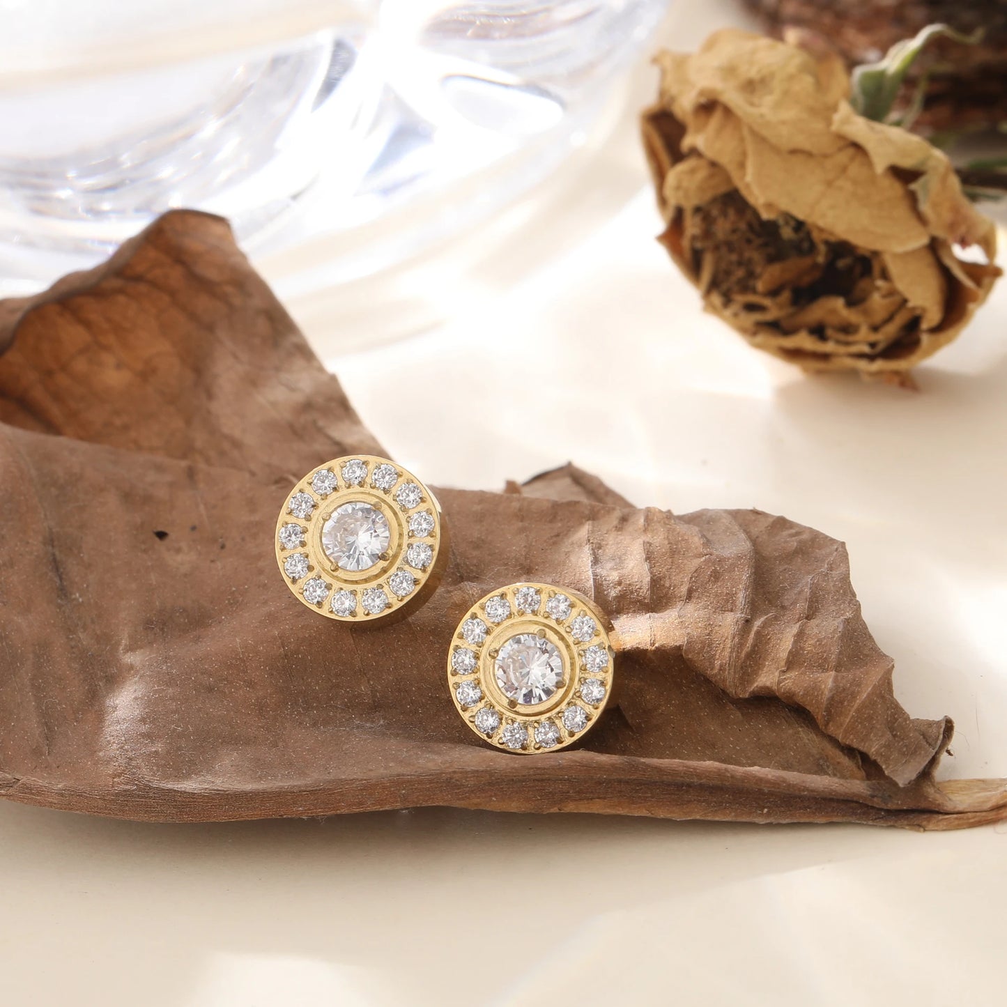 Lenore Oorknopjes – Zilver & Goud